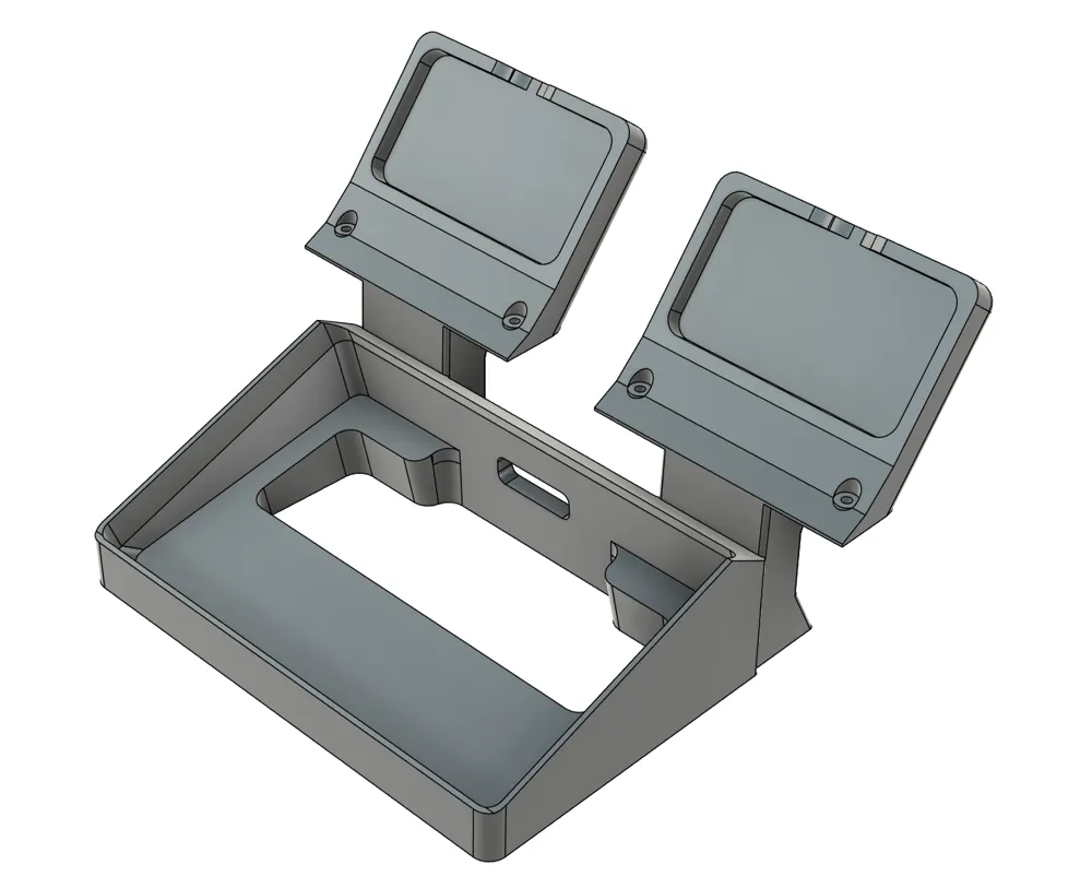 Dual Stream Deck XL and Stream Deck Plus Stand