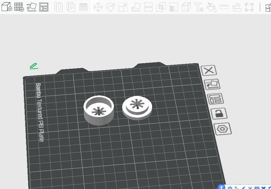 Miniatura 3 do modelo 3D 星孔药柱模具——DIY模型火箭必备神器