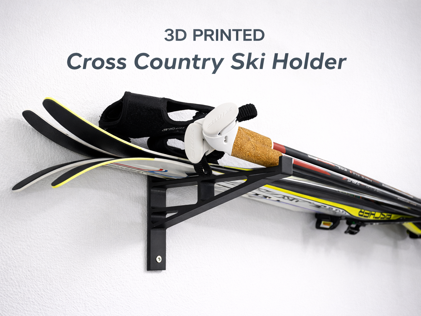 3D Printed Cross Country Ski Holder