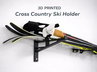 3D Printed Cross Country Ski Holder