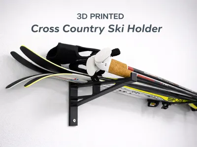 3D Printed Cross Country Ski Holder