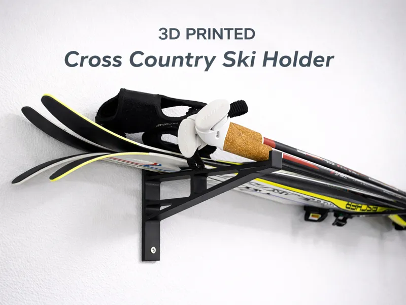 3D Printed Cross Country Ski Holder