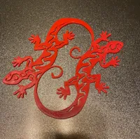 Lézards - déco murale 2D — photo 2