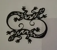Lézards - déco murale 2D — photo 1