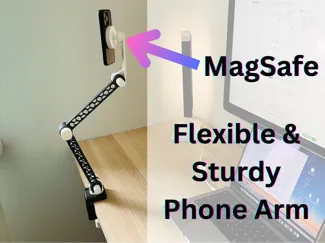 MagSafe Attachment for Flexible & Sturdy Phone Arm