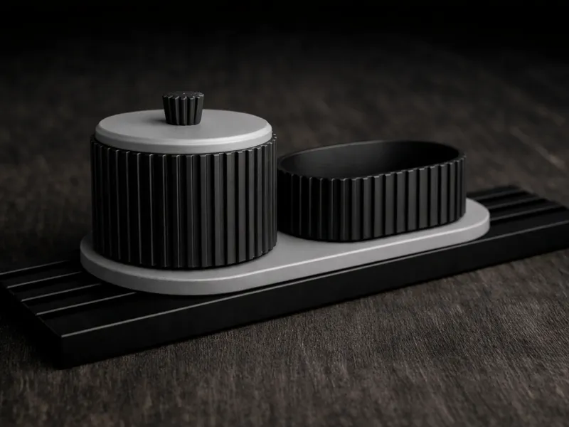 Moku stile desk organiser
