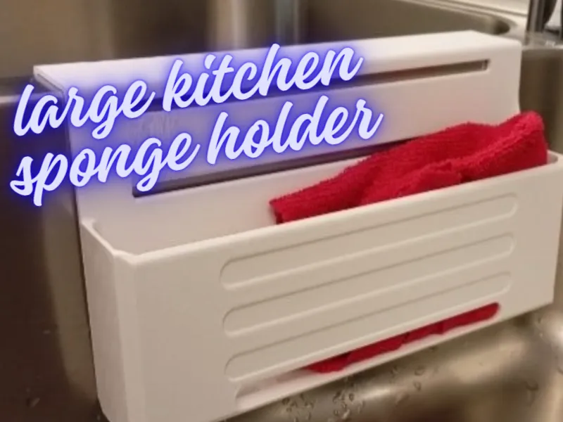 Large kitchen sponge holder