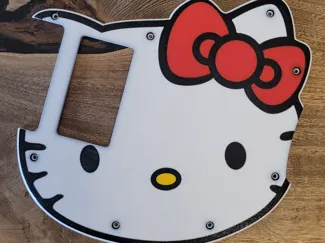 Hello Kitty stratocaster!