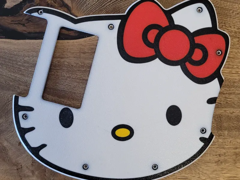 Hello Kitty stratocaster!