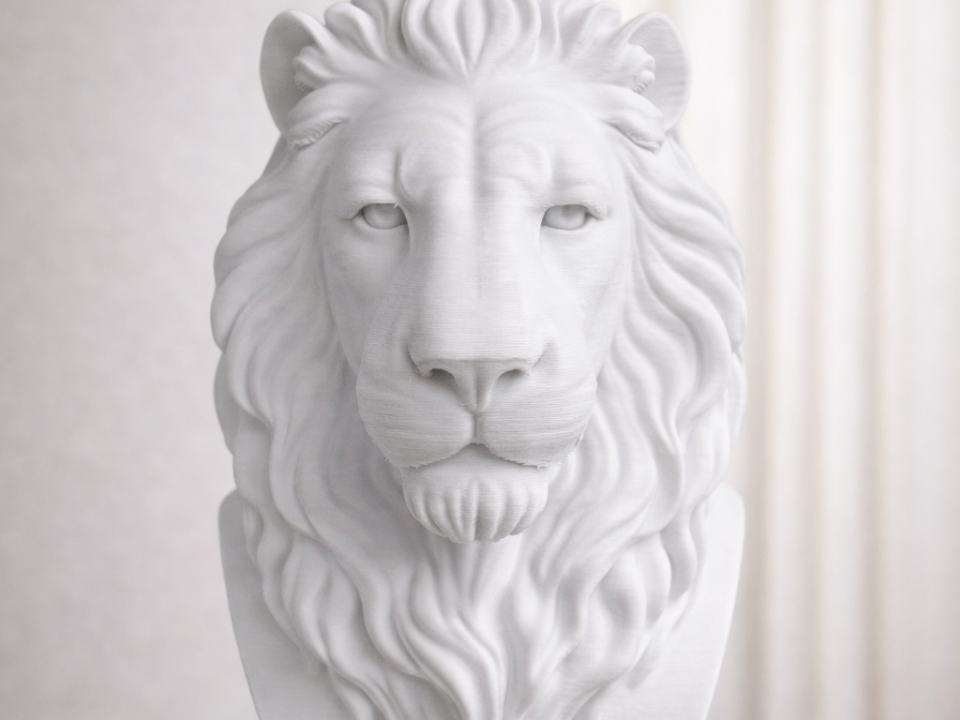 Leone – Busto Scultoreo Maestoso