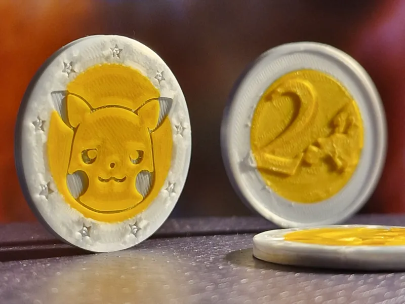 Pikachu Euro coins