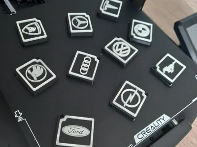 Car Brands Logo Keychains