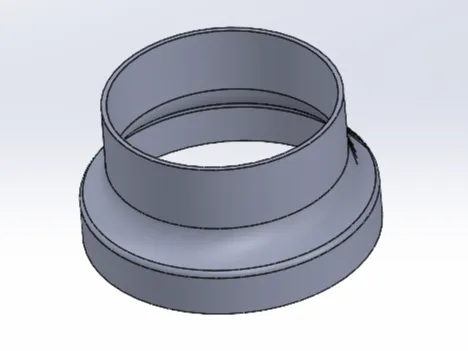 Ø160 mm to Ø135 mm AC Hose Adapter
