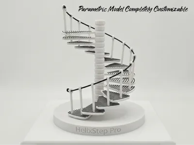 HelixStep Pro (Param. Spiral Staircase Generator)