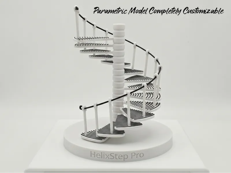 HelixStep Pro (Param. Spiral Staircase Generator)