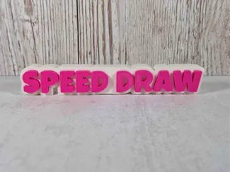 3D Speed Draw Logo – Customize Your Gaming Space