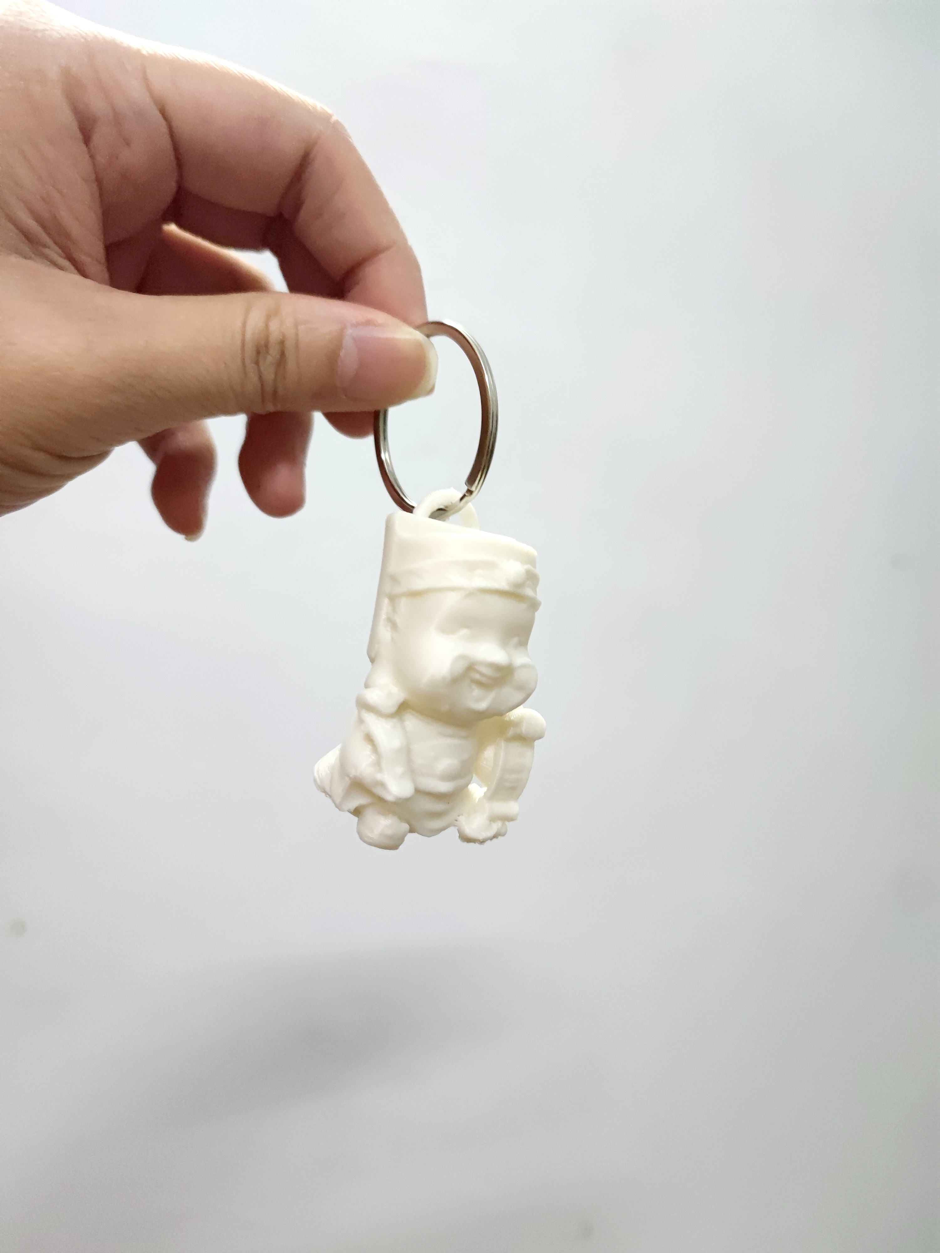 Miniatura 2 do modelo 3D 五财神摆件 钥匙扣吊坠
