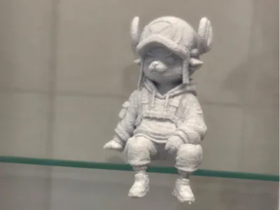 Tony Chopper sitzend One Piece Fuzzy skin