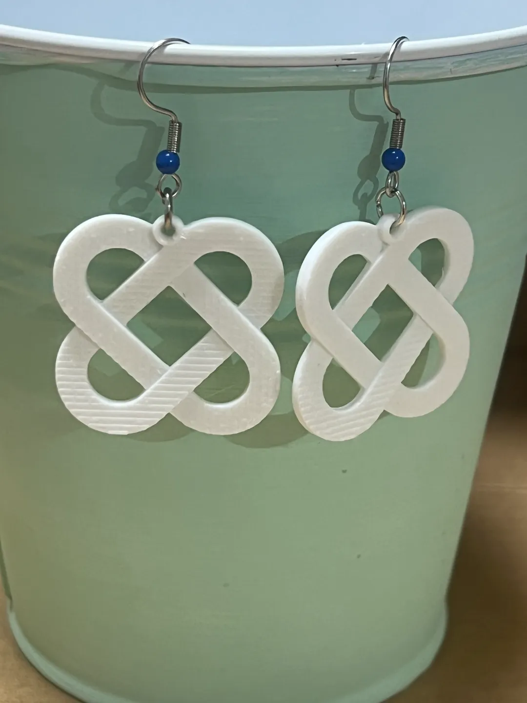 Celtic knot 2 earrings or pendant view 2