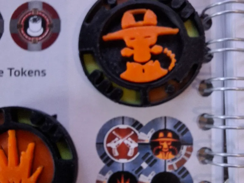 Starwars Legion Cad Bane Tokens