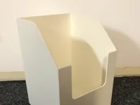 Open top storage box