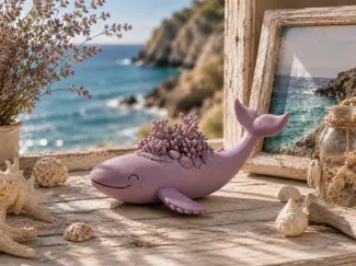 Coral Whale Ocean Spirit