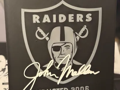 john madden hof plaque 