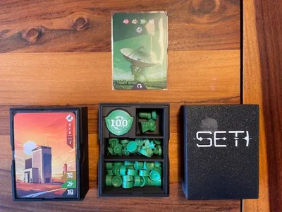 SETI boardgame Insert - Free 3D Print Model - MakerWorld