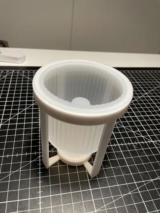 Silikon Gussform-Ring 75 mm mit Fuß