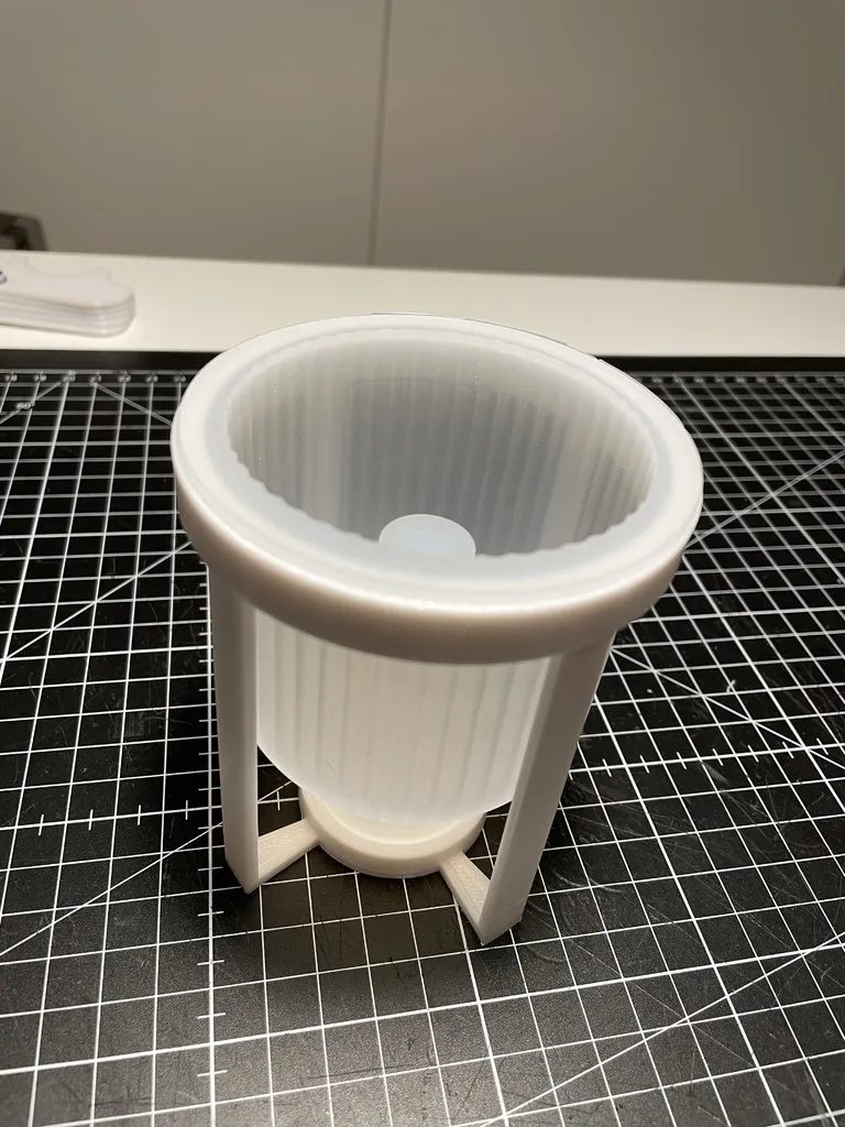 Silikon Gussform-Ring 75 mm mit Fuß