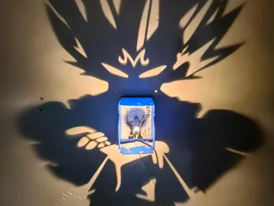 Majin Vegeta Shadow Lamp