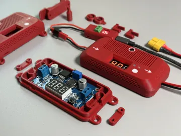 Caja o estuche: LM2596 Buck Converter Display Case | Snap-Fit — vista de referencia 2