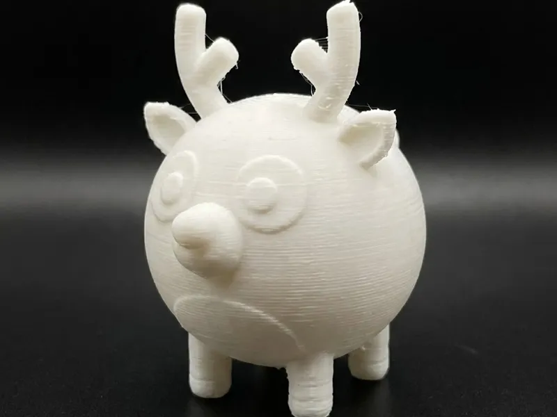 Spherical Reindeer - Support-Free & Easy Print