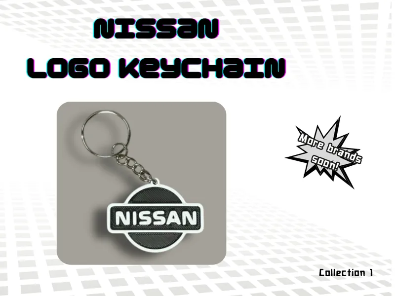 Nissan logo keychain