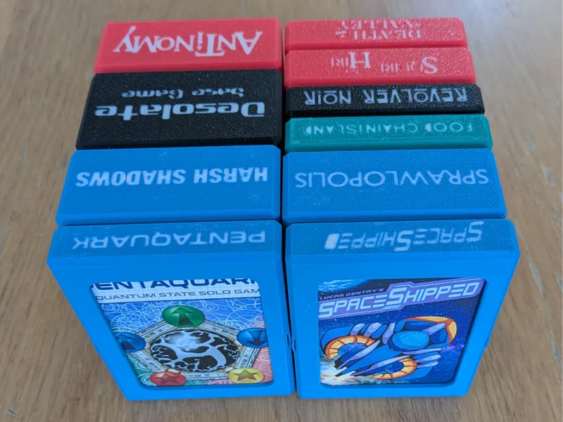 Deck Boxes for PnP card games (Button Shy...)