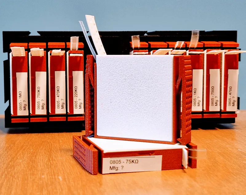Stackable SMD reel rack