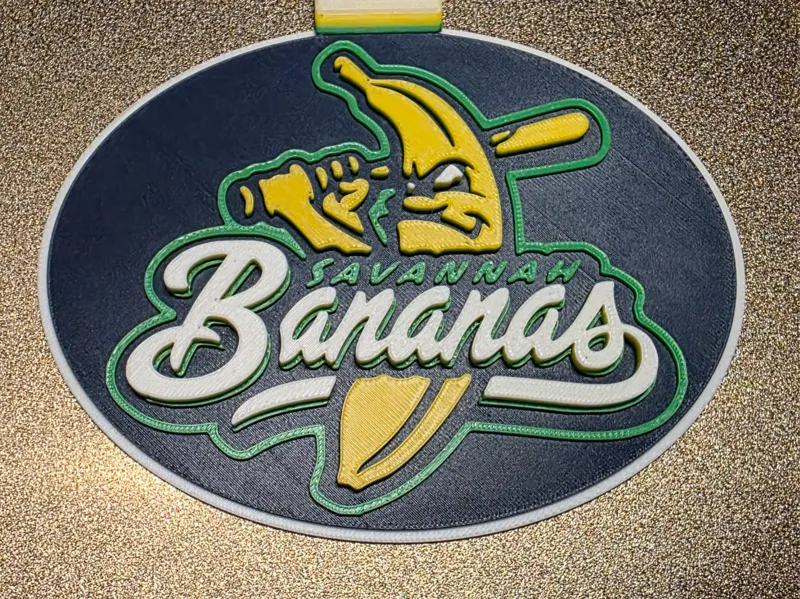 Savannah Bananas Logo and Keychain