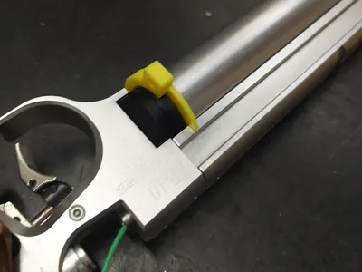 PCP pistol aircilinder lock 