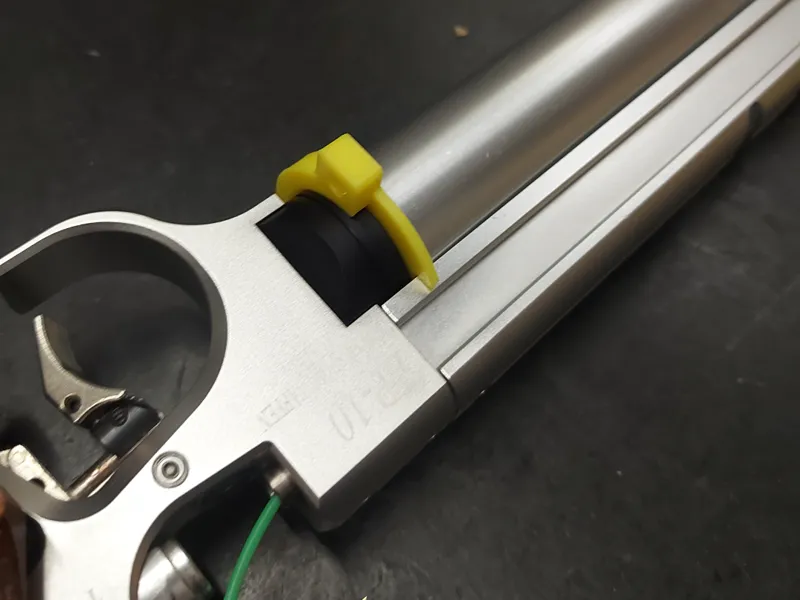 PCP pistol aircilinder lock 