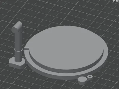 Wargames Oil tank from Bambu Labs Spool Core