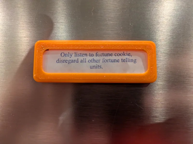Fortune Cookie Message Frame V2