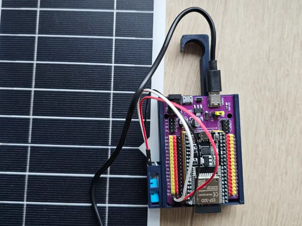 Support mural pour station météo ESP32