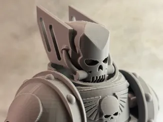 Dummy 40K Helmet "Bat out of Hell"