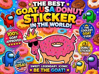 Goat USA Keychain-DONUTS
