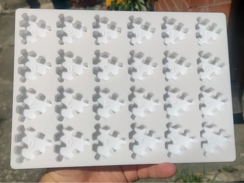 Hexagonal Puzzle Mold