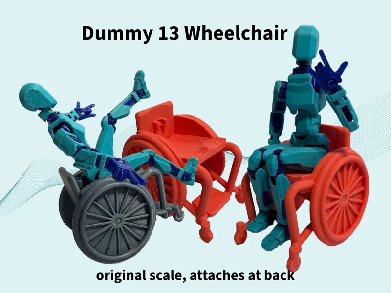 Wheelchair for Dummy 13