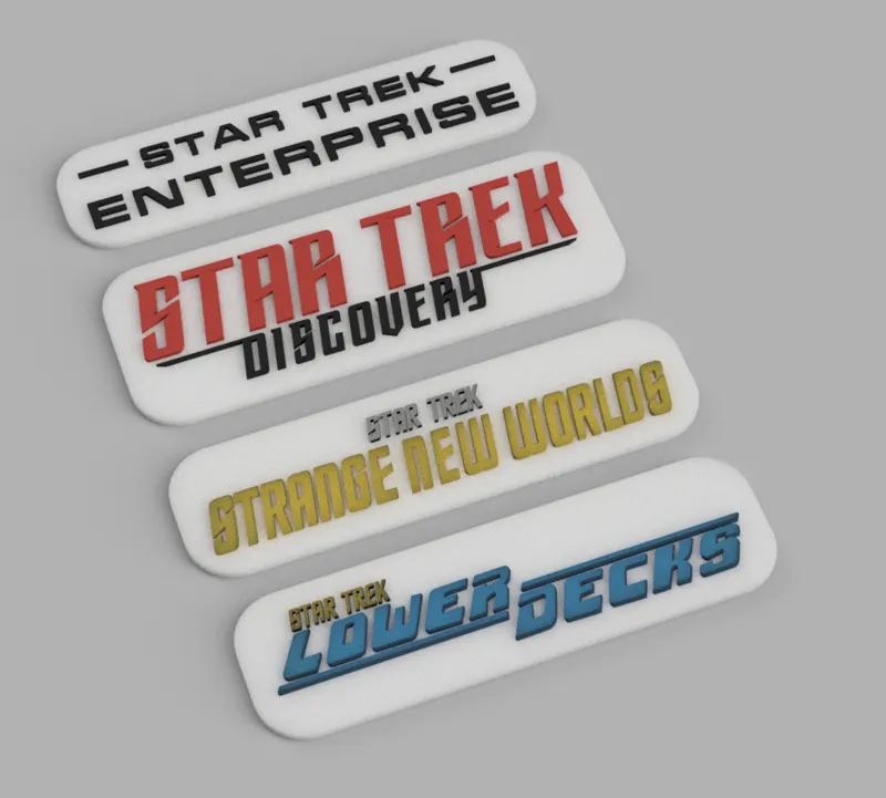 StarTrek Badges No.2 - multicolor
