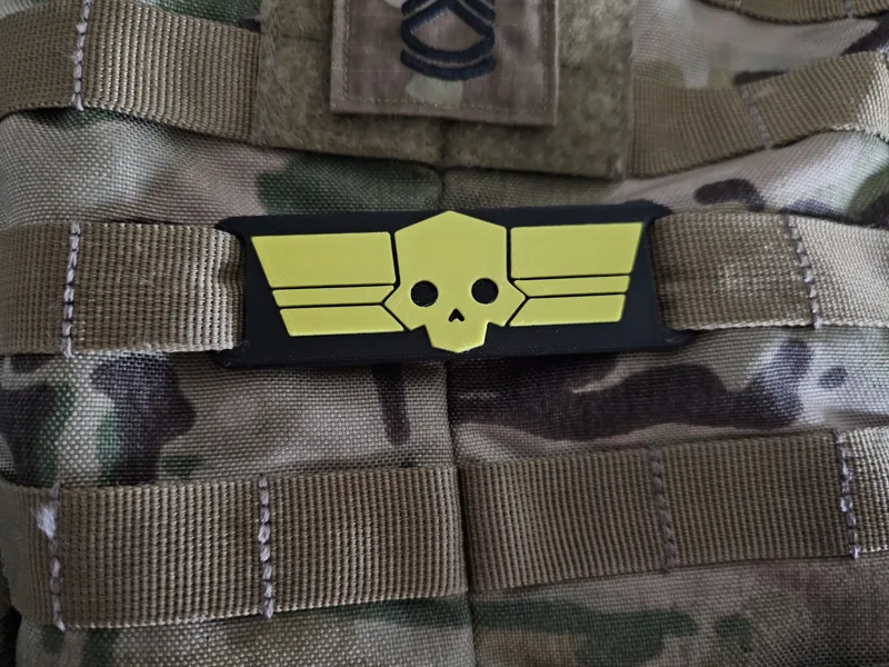 Helldivers Logo MOLLE clip (And Mini Clip)