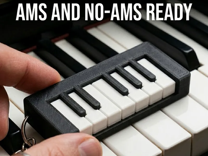 Piano Keychain - AMS & Multi-Part