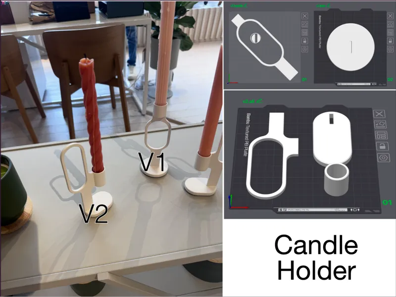 "Artisanal" Candle Holder